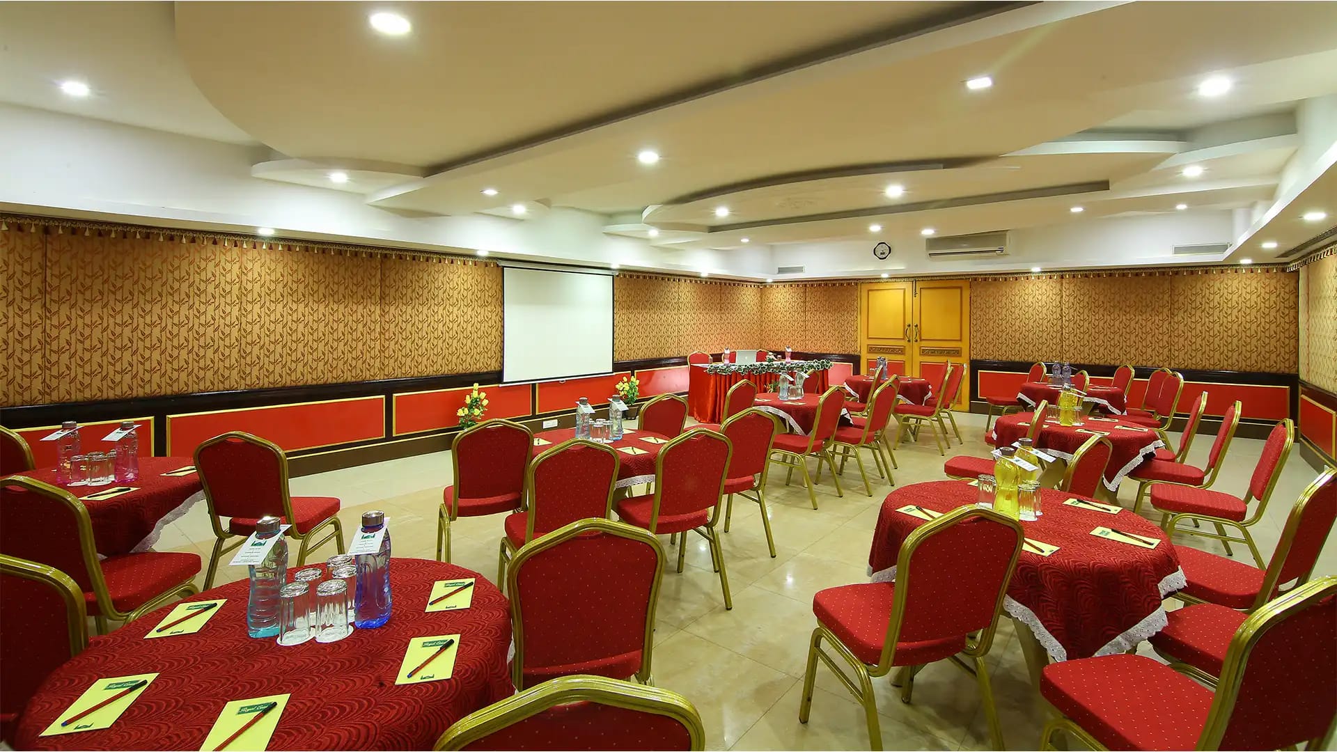 Naming ceremony setup in Charminar Hall, Madurai