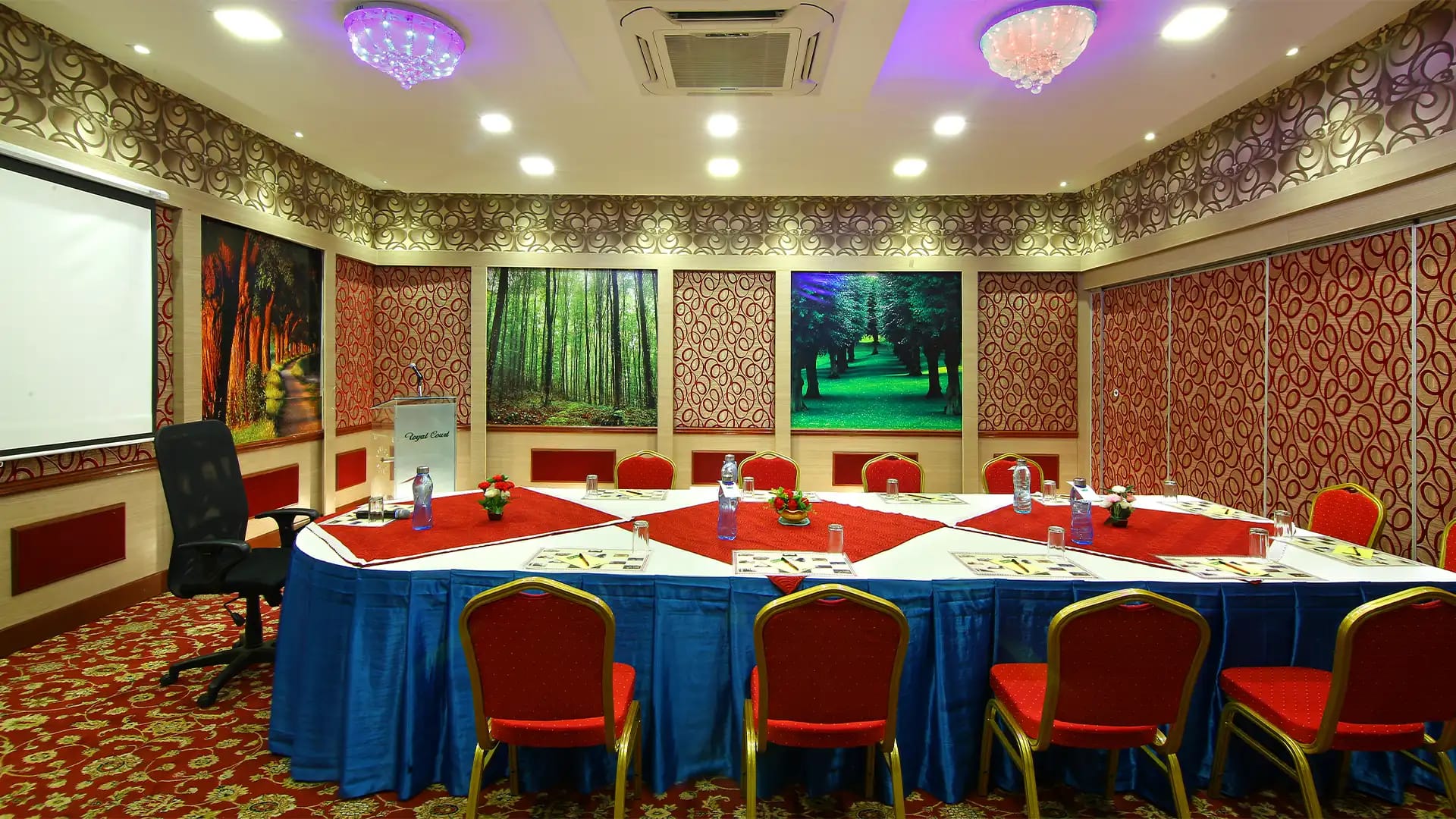 Panorama Hall arranged for a product launch in Madurai